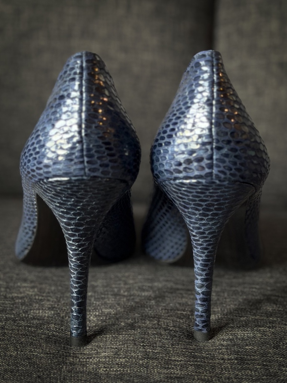 Stuart Weitzman Heels | Power - Sea Crystal Snake | size 12 | 105cm / 4.25 heel - Picture 2 of 8